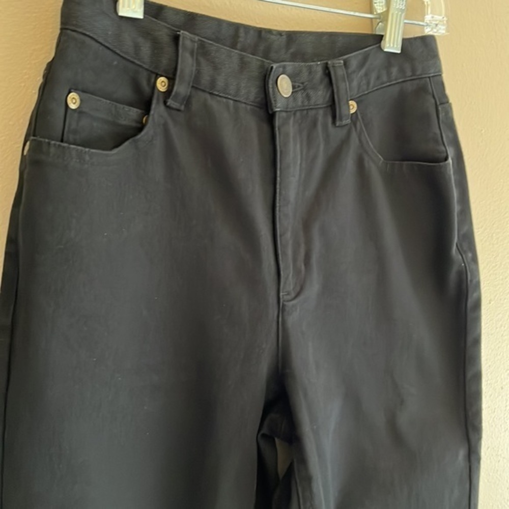 Lizwear High Rise Mom Black Denim Jean Size 4 - Picture 6 of 15